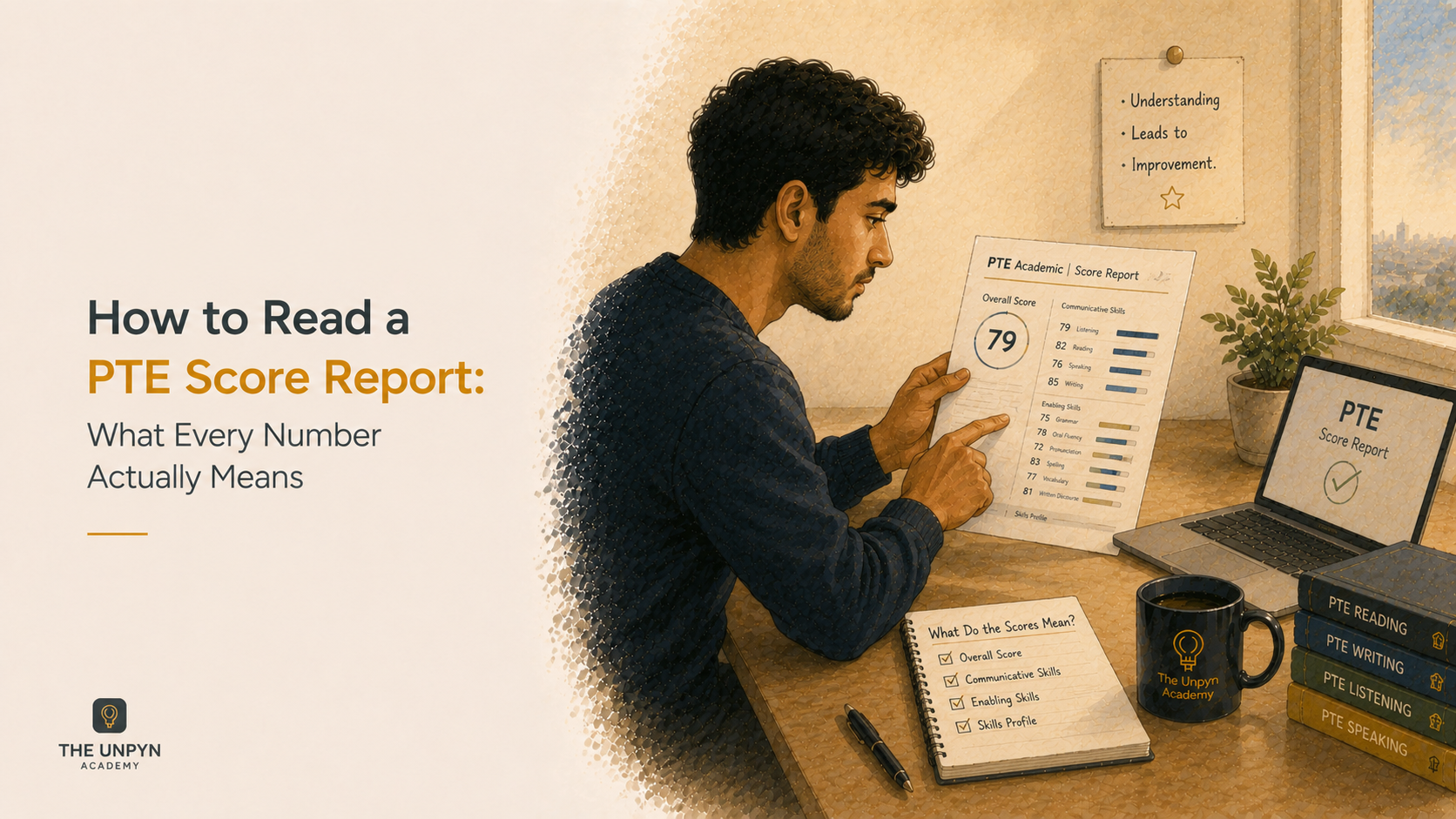 How to Read a PTE Score Report: What Every Number Actually Means