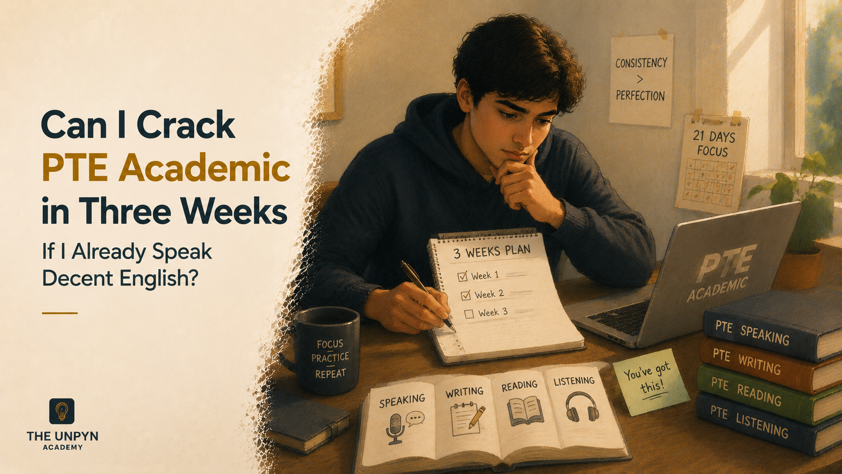 Can I Crack PTE Academic in Three Weeks If I Already Speak Decent English?