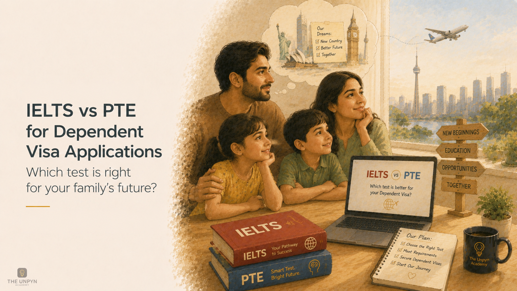 IELTS vs PTE for Dependent Visa Applications: Which Test Do You Actually Need?