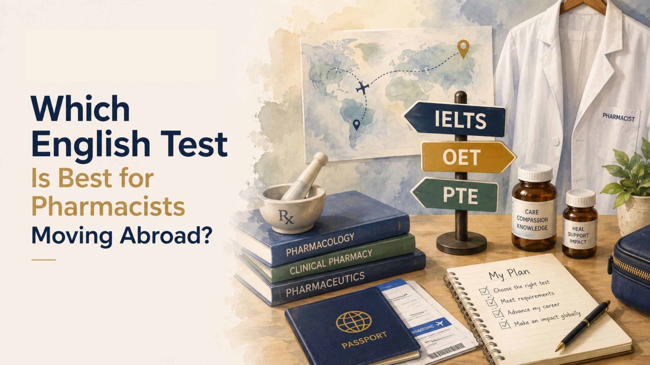 Which English Test Is Best for Pharmacists Moving Abroad?